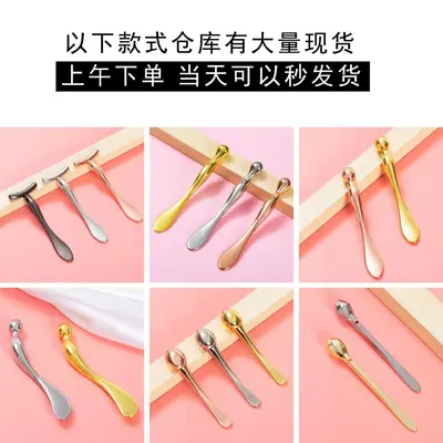 Jade Silindirli Yüz Masaj Aleti, Metal Gua Sha Plakası, Kaldırıcı Masaj Cihazı - 3
