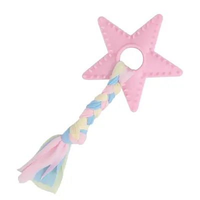TPR Chew-Resistant Dog Toy, Cartoon Teething Toy - 6