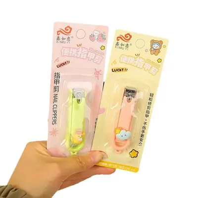 Cartoon Manicure Nail Scissors and Ear Pick Set