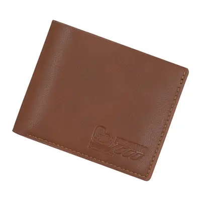 Men's Short Wallet, Solid Color, Large Capacity PU Leather with Coin Pocket - 8