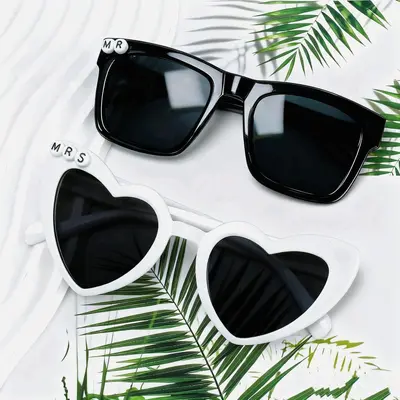 Party Bride and Groom Glasses, for Photos and Costume Parties - 13