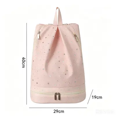 Portable Swimming Bag Dry and Wet Separation Sports Fitness Men's Swimsuit Storage Bag Waterproof Bag Women's Beach Backpack - 10
