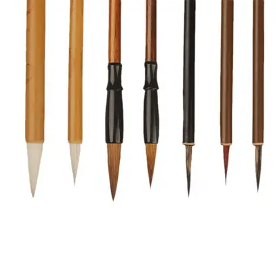 Çin ressam başlangıçı için fırça seti, mürekkep resim, kurt kılı - 6