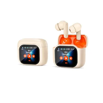 Sınır ötesi popüler JM19 Bluetooth kulaklık, LCD renkli ekran, ANC gürültü azaltma, ENC düşük güç tüketimi 5.4, spor kablosuz. - 13