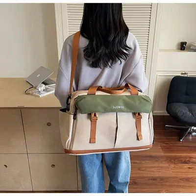 Moda-Reisetasche grenzüberschreitend große Kapazität Sporttasche für Herren Trocken- und Nassraum-Trennung komfortable Damenrucksackreisetasche Umhängetasche - 4