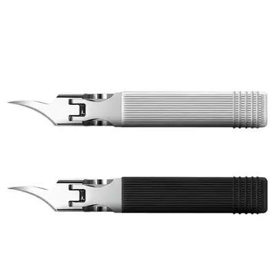Slant-Edge Nail Clipper with Large Opening and Splash Guard