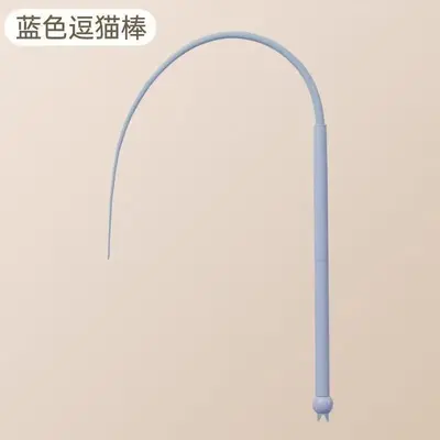 Silicone Mouse Tail Cat Teaser Wand, Long Rubber Handle - 5