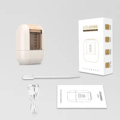 Electric Scalp Massage Comb with Essential Oil Roller Ball and Red Light - 7