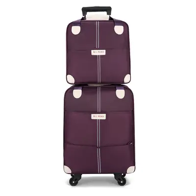 Leichte Trolley-Reisetasche mit Universalrollen, Bordgepäck - 11