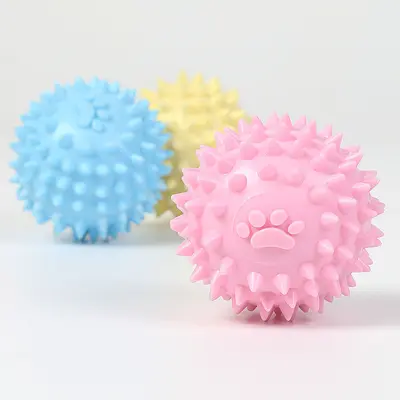 Игрушки для кошек и собак, мяч для домашних животных из материала, устойчивого к жеванию, для прорезывания зубов, бестселлер Amazon, материалы для мячей для домашних животных - 4