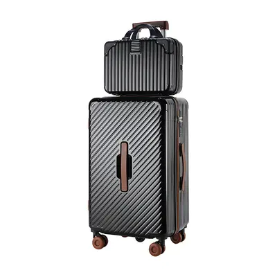 24-Zoll Mutter-Kind-Trolley-Set mit leisen Universalrollen - 6