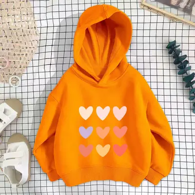 Mädchen-Kapuzenpullover, Frühling/Herbst, koreanischer Stil - 9