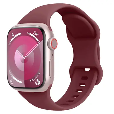 Силиконовый ремешок для Apple Watch с застежкой-бабочкой, совместимый с Apple Watch 10, с застежкой в виде восьмёрки, оптом, в наличии