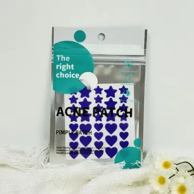 Heart and Star Pimple Patch, Makeup-Compatible, Pus-Absorbing Acne Patch - 11