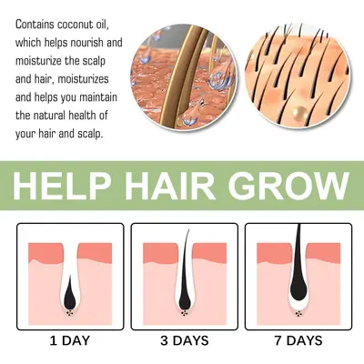 OUHOE Herbal Hair Oil, Gentle Moisturizing, Strengthening Lightweight Care Oil