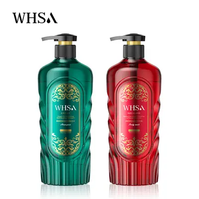 Whsa Squalan Duschgel mit Argan-Öl, erfrischend, ölkontrollierend