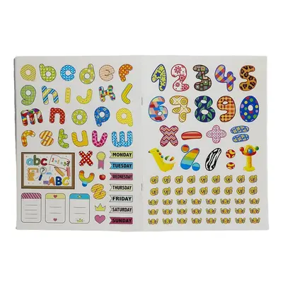 English Coloring and Sticker Book, A4, for Ages 3-8 - 5