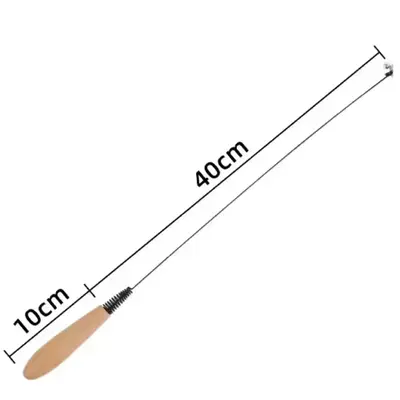 CFA Cat Teaser Wand, Long Pole with Feathers, Chew-Resistant, Replaceable Head - 11