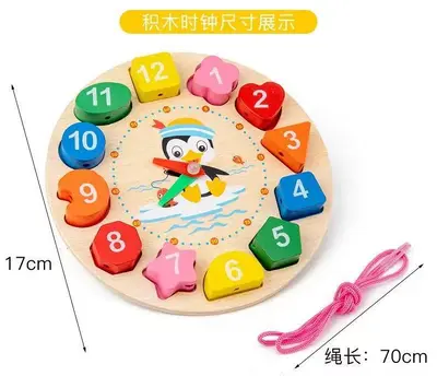 Erken Çocukluk Eğitimi Zeka Oyuncakları Çocuk Mini Boncuk Dizme Sekiz Notlu Kasiyer Çalar Saat Çocuk Vurmalı Piyano Seti Ahşap Bebek Montessori Bebek Oyuncakları - 11
