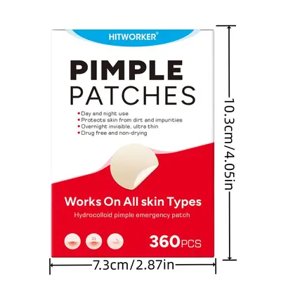 Hydrocolloid acne patches, 360 pieces