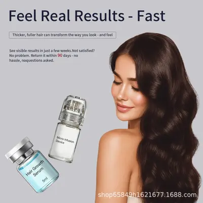 Infusion Hair Regrowth Kit, Yoğun Saç Büyütücü Mikro İğneli Serum Seti - 4