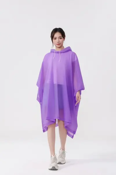 EVA raincoat, full body, portable, thickened - 10