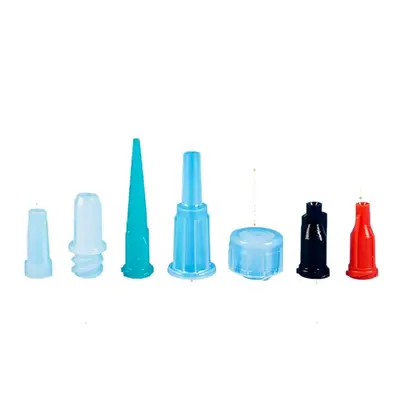 Dispensing Syringe Screw Cap, PP Plastic, Disposable, Straight Mouth