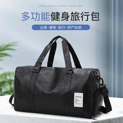 Travel bag and men's backpack with dress and shoe compartment - 2