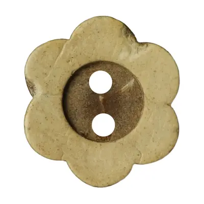 Eco-Friendly Plum Blossom Coconut Shell Buttons for DIY
