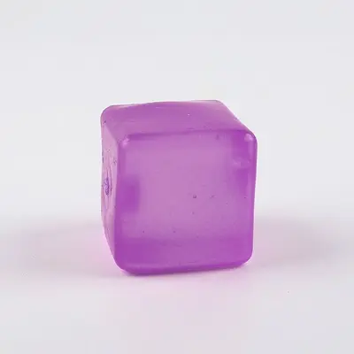 5.5cm Ice Cube Squeeze Toy, Maltose Stress Relief Block, Slow Rebound - 8