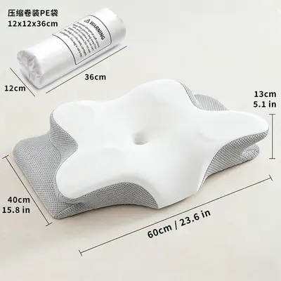 Memory-Foam-Nackenkissen, Schmetterlingsform - 10