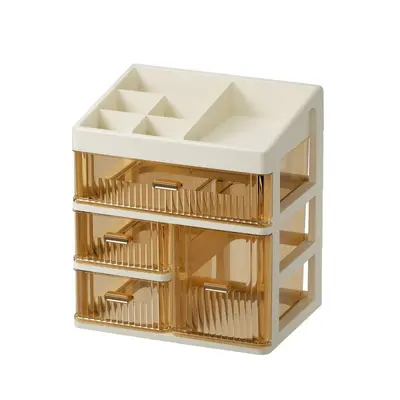 Cosmetics storage box drawer organizer desktop
