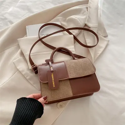 Damen-Mini-Handtasche und Schultertasche, Pendlermodell - 10