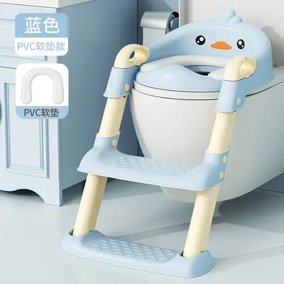 Kinder-WC-Treppenhocker mit Toilettensitzaufsatz - 12