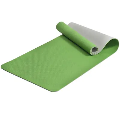 Çift renkli TPE yoga matı, kadınlar için, kaymaz - 11