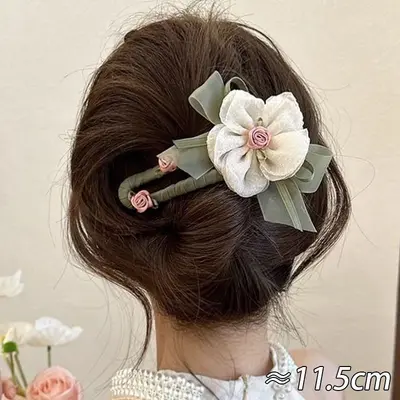 Premium Duck Mouth Clip Large Size Back Head Claw Clip Premium Delicate Hair Clip High Volume Butterfly Bow Hair Clip Straight Clip - 10