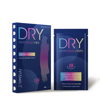 Teeth Whitening Kit with Dry and Wet Strips, Removes Stains and Tartar - 7