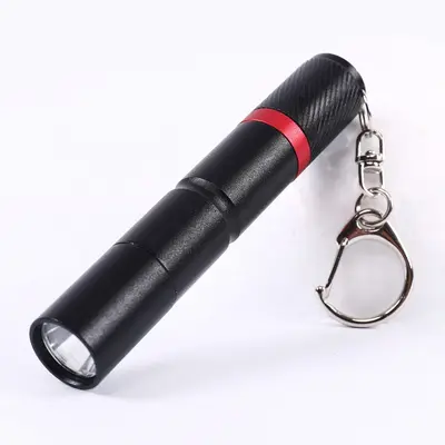 Aluminum Alloy Mini Pen Flashlight, AAA Battery, Strong LED, Waterproof - 7