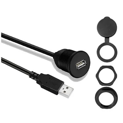 Su geçirmez USB panel kablosu, araç gösterge paneli için - 11