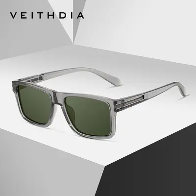 Herren-Sonnenbrille polarisiert Farbwechsel eckig modisch Sonnenbrille Sonnenschutz UV-Schutz Kunststoff-Sonnenbrille grenzüberschreitend neuer Stil 7918 - 6
