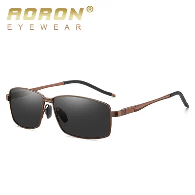 Men's Polarized Sunglasses, Metal Frame, UV400 Photochromic Driving Glasses A770 - 9