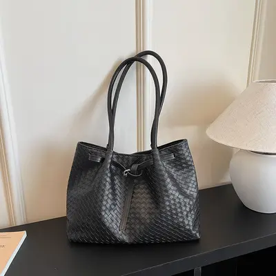 Große Kapazität Tote Bag Damen 2026 Neukollektion Trendy Mode hoher Ästhetik Modedesign Einzelschulter-Tasche Muted-Ton Pendeltasche - 7