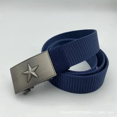 Herren-Nylon-Canvas-Taktikgürtel mit Automatikschnalle - 9