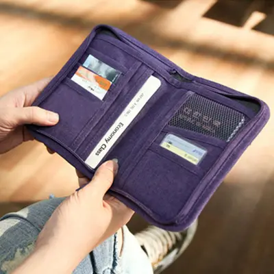 Wasserdichte Reisedokumenttasche für Pass und Karten