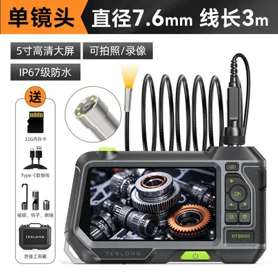 Endoscope camera 5.5mm, 3 metre, waterproof with HD screen - 10