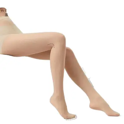 Thin Spring-Summer Hyaluronic Acid Sheen Base Stockings, Pineapple Pattern Women's Tights