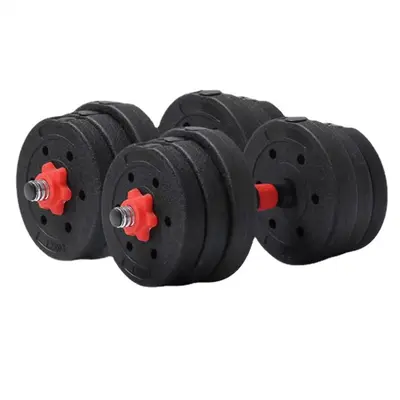 Adjustable dumbbell set, cement, home fitness
