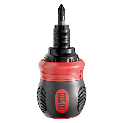 Delixi Ratchet Screwdriver Set Dual-Purpose