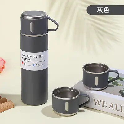304 Stainless Steel Vacuum Insulated Cup, 3 Lids, Gift Set - 8