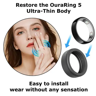 Oura Ring5 Yüzüğü Koruma Kılıfı Oura Akıllı Yüzüğü Oura Ring5 Deri Duyarlı Silikon Yüzük Kılıfı